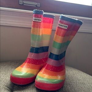 Hunter Multicolor Striped Boots